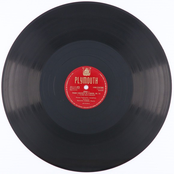 Grieg, Felicitas Karrer– Piano Concerto In A Minor Opus 16 1952 LP Record P12-10 - Picture 10 of 16